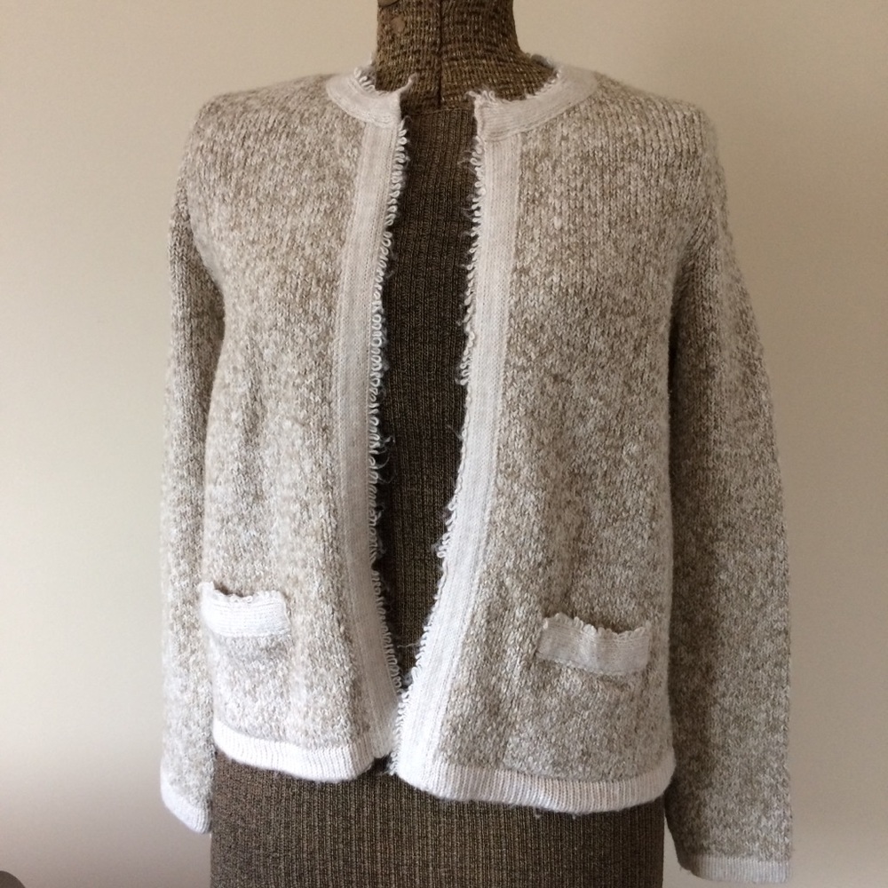 Banana Republic Mixed-Stitch Open Cardigan <XS>